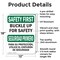 Signmission Safety Culture Sign, 12 in Width, Aluminum, Rectangle, Bilingual OS-2PACK-SF-A-1218-L-10745 - alternate 5